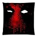Niestandardowa poszewka na poduszkę Deadpool z wzorem kwadratowa poszewka na poduszkę 45 x 45 cm kreatywna spersonalizowana poszewka na poduszkę pościel poduszka wsuwane