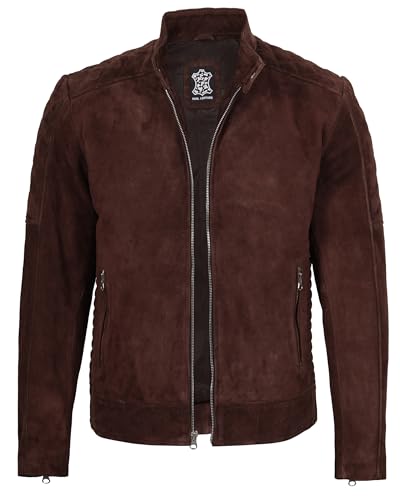 Image of Decrum Suede Leather Jackets for Men