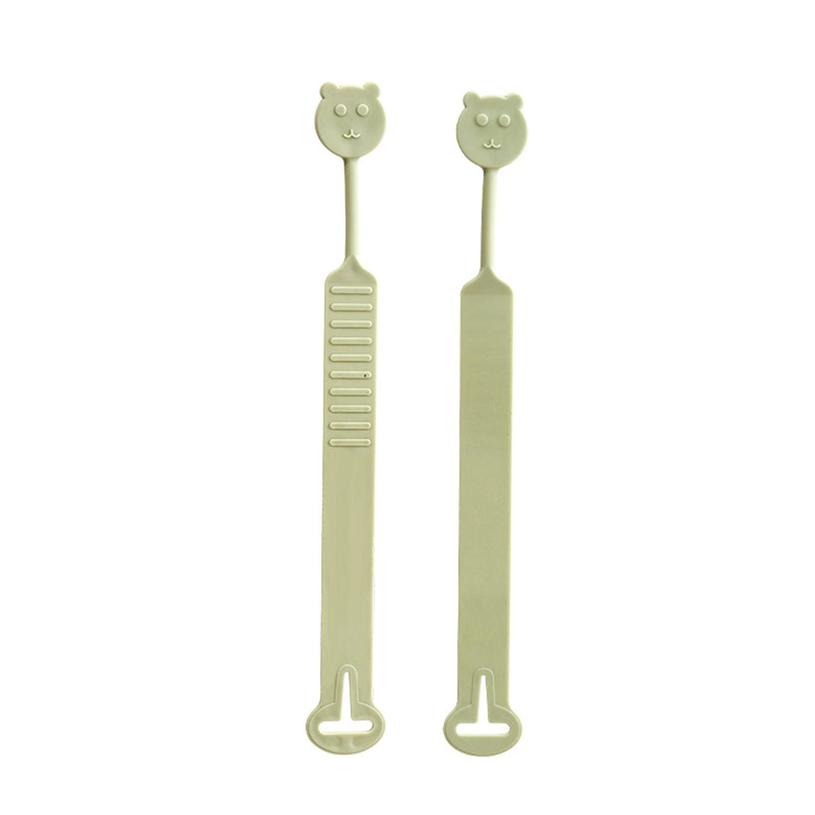 hokojix 4pcs Toilet Seat Lifter Handle Cartoon Bear Toilet Seat Holder Lift Tools Bathroom Accessories Avoid Touching