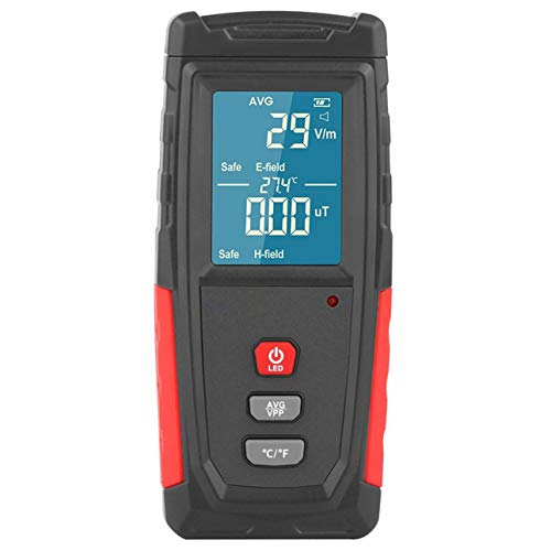 Preisvergleich Produktbild Ballylelly WT3121 Handheld Digital LCD EMF-Messgerät Elektromagnetischer Strahlungstester Elektrisches Feld Magnetfeld Dosimeter Detektor