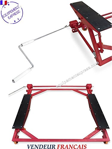 Pont élévateur, Mini Pont Mobile Basculant pour Levage Auto 1500 kg 1,5T