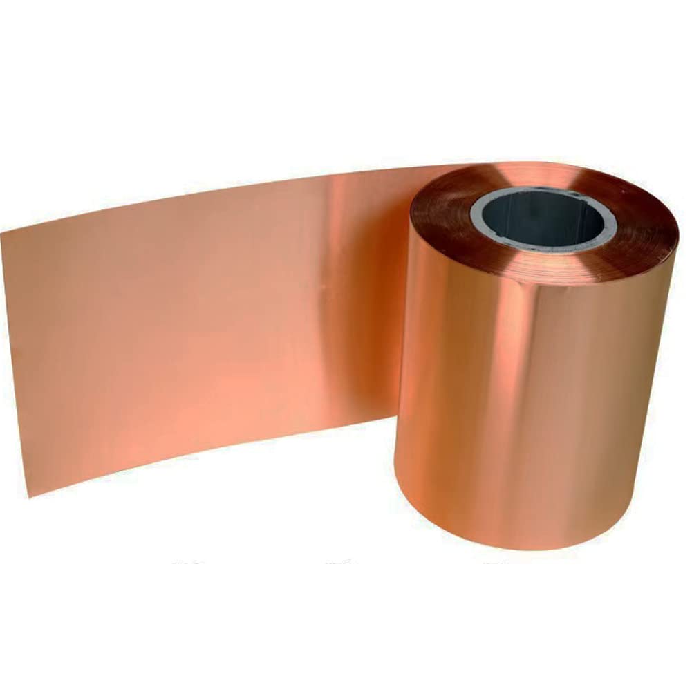 Rotes Kupferband, 0,5 mm x 50 mm, ca. 5 m lang, ein Kilogramm, für kleine Generatoren usw.