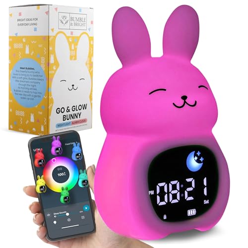 Bumble & Bright Kids Alarm Clock - Digital Sleep Trainer