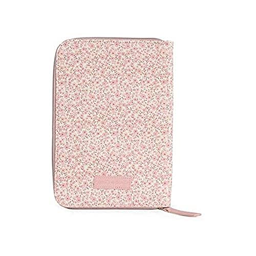 Pasito a Pasito Libro Nacimiento Flower Mellow (fm) - Porta Documentos, Rosa