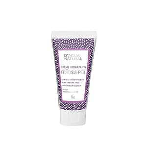 Creme Hidratante Mãos e Pés, D'agua Natural, 55 g