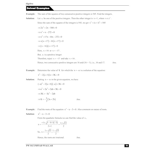 Image of PW Olympiad Wallah Classes 8-10 The Math Olympiad Launchpad by Rishi Joshi Sir and Vivek Bansal Sir | Ideal For SASMO, NMTC, Maths Kangaroo, AMC, IOQM Foundation Exams | With PYQs