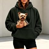 Generic Fleece Hoodie A01 Army Green – Occasion：Suitable for indoor home relaxation short pet walks