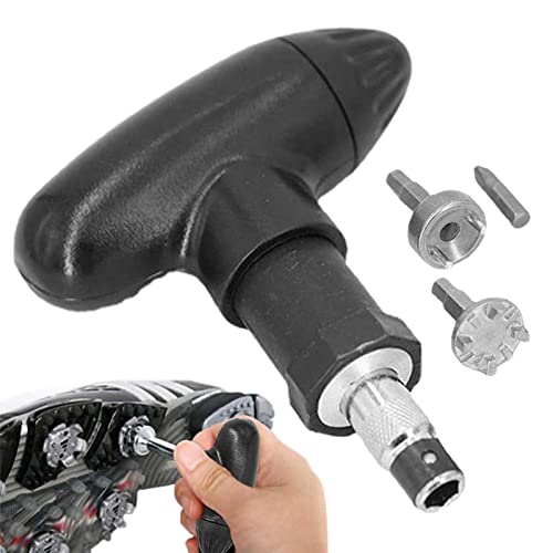 Rianpesn - Rianpesn suppression crampons golf, club golf, Clé à pointes golf à triple insertion conception ergonomique pour le club golf et l'activité s'adapte à la plupart