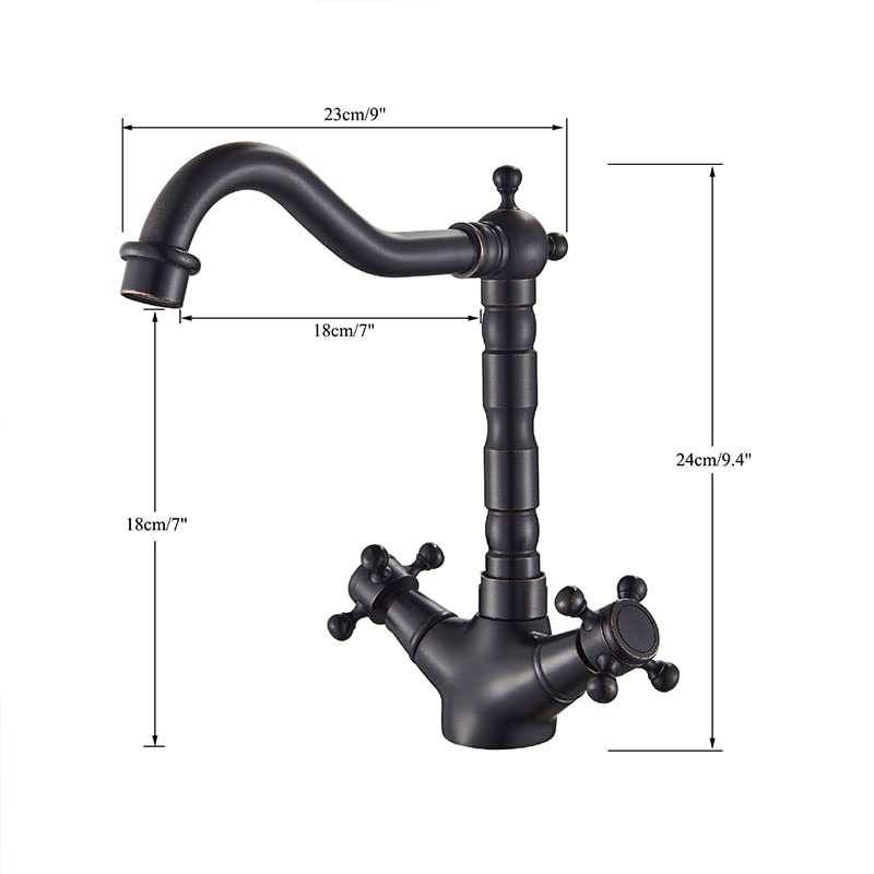 Robinets de lavage pivotants à 360 degrés pour évier double bac - 6
