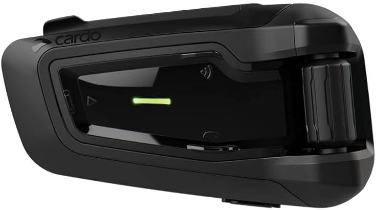 CARDO PTB00040 - PACKTALK Special Edition Motorcycle Bluetooth Communication System Headset - Black, Single Pack