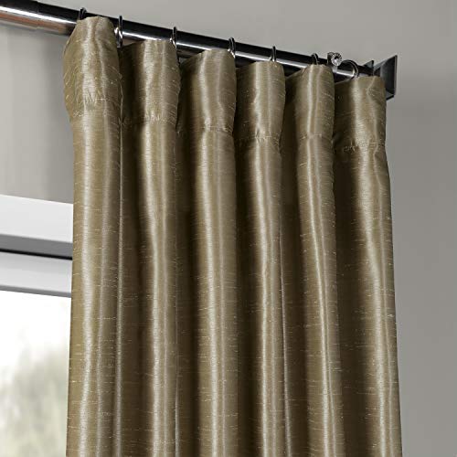 HPD Half Price Drapes Faux Dupioni Silk Curtain #TOP19