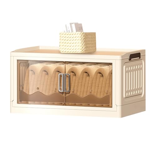 Boîtes de rangement pliables transparentes pour optimiser l'armoire de la chambre - 8