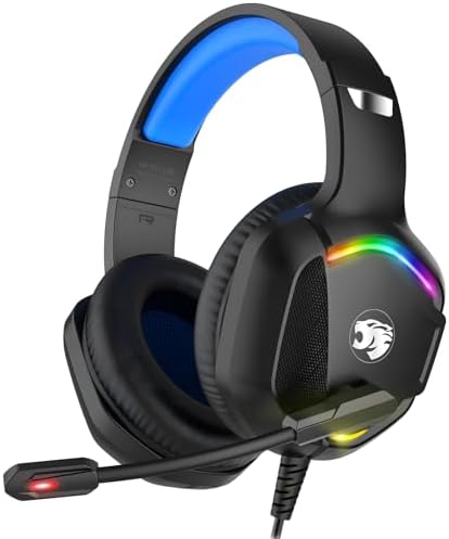 IMYB A36 Gaming Headset with Mic Stereo Headphones for PS5, Xbox