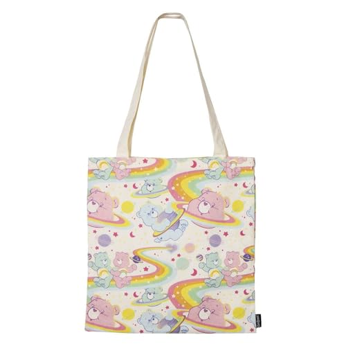 Leichte und praktische Care Bears Einkaufstasche Wiederverwendbare und bequeme Stofftasche mit Care Bears Design