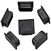DECARETA 20 tapones de plástico para tubos de 50 x 50 mm,...