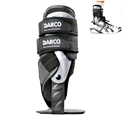 Algeos - Active Sports Ankle Brace - Premium Ankle Support for ligament damage prevention and treatment - Universal (Left or Right Foot) Football, Rugby, Athletics, Boxing and more (Right - Medium - 6-10)