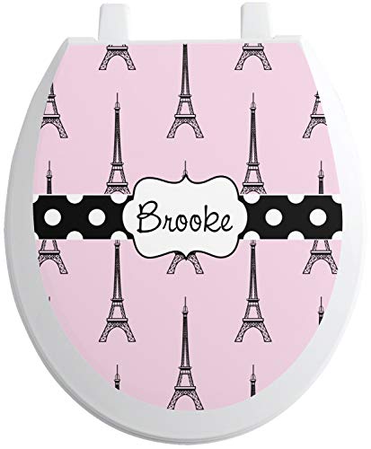 Youcustomizeit Eiffel Tower Toilet Seat Decal - Round (Personalized) #TOP26