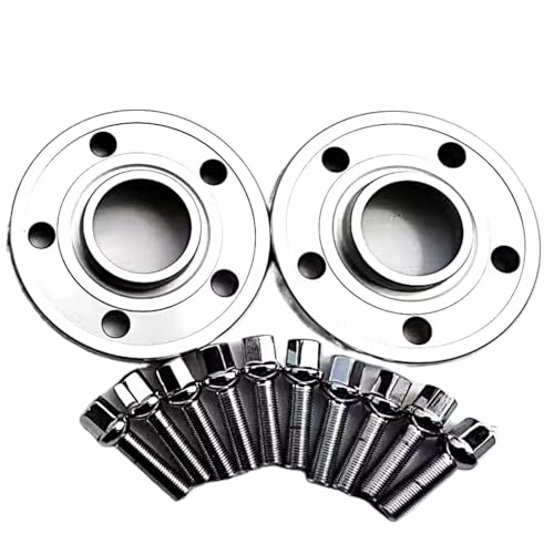 Cales d'espacement de roue centrées en aluminium argent pour Benz