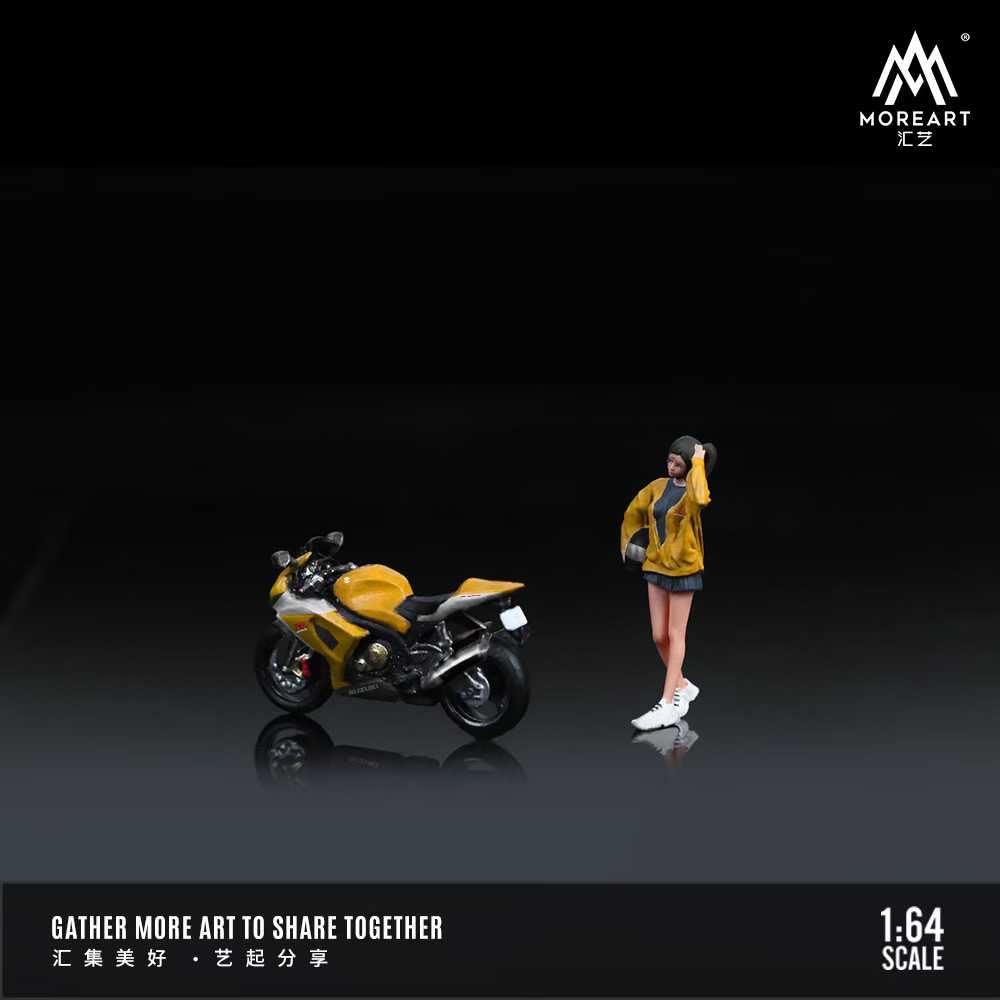 Amazon.co.jp: 1/64 MoreArt フィギュア スズキ GSX-R1000 オートバイ