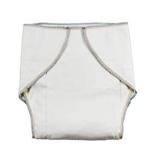 Fitted Contour Shaped Adult Cloth Diapers - Gauze Weave Cotton - Large