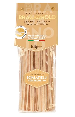 Pastificio Bragagnolo, Scialatielli con Archetto 891 Bronze-Drawn, 100% Italian Pasta,