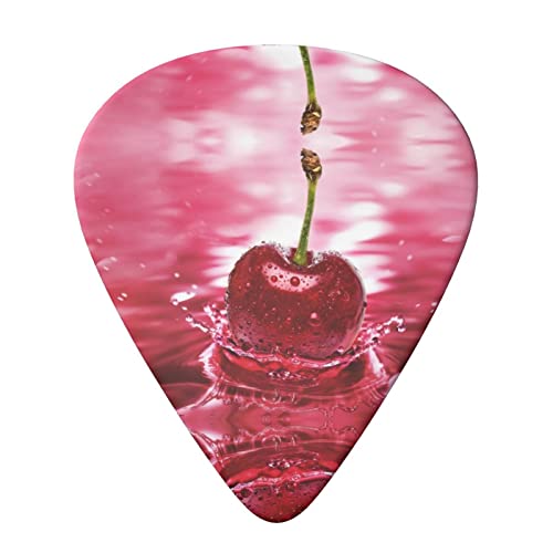 Ensemble de 6 médiators de guitare Red Cherrys pour guitare acoustique, guitare électrique, basse, ukulélé – fin, moyen… - Les Beatles, Paul McCartney, John Lennon, RIngo Starr, George Harrison Ensemble de 6 médiators de guitare Red Cherrys pour guitare acoustique, guitare électrique, basse, ukulélé - fin, moyen… – Image 3