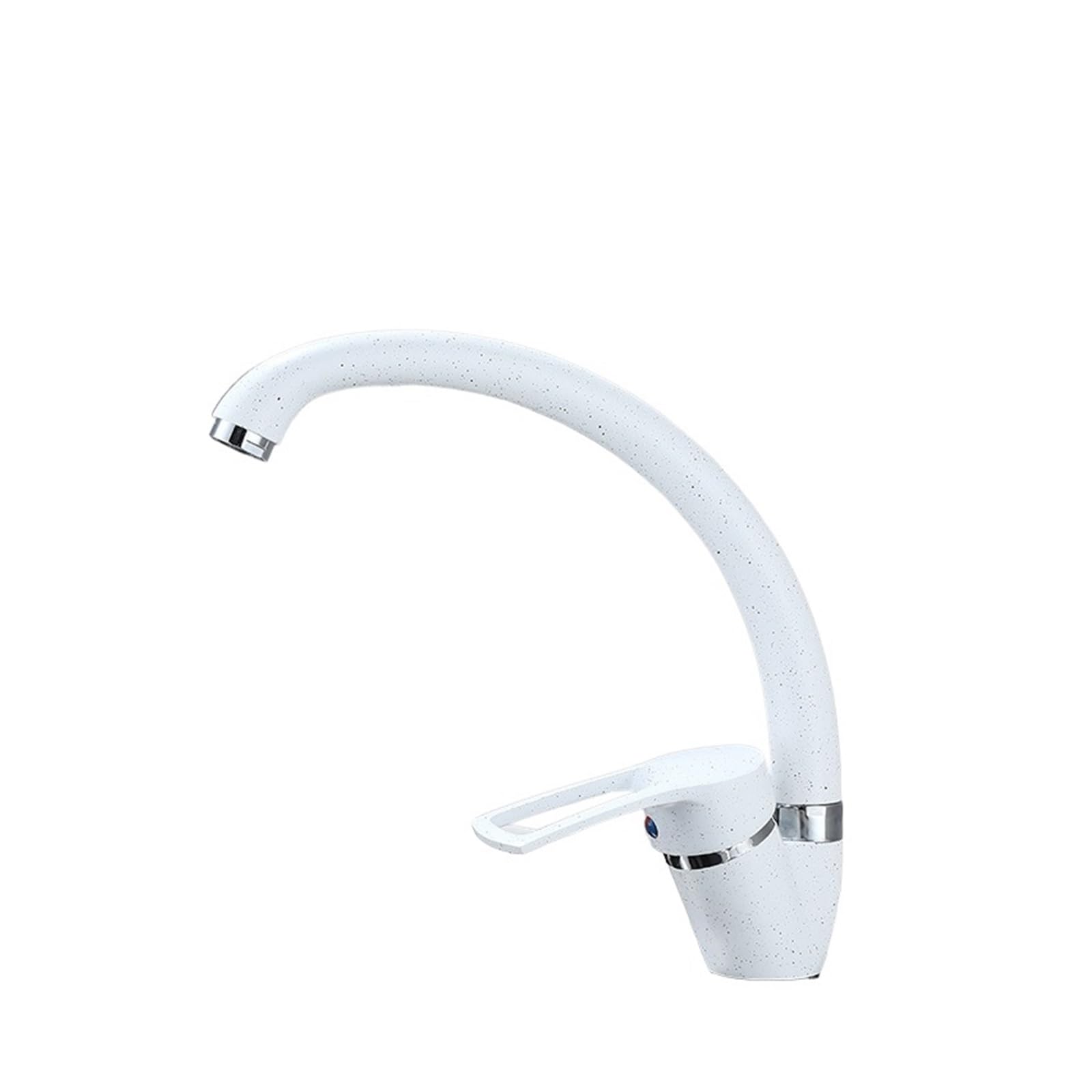 Gqnblvhzupdm G007ybwhite Kitchen Faucets, Brass Black Flexible Kitchen Sink Faucet, Hot And Cold Water Filter Mixer Faucets, Single Handle Swivel Spout(G007ybwhite)