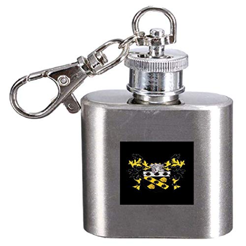 Flasque avec blason Milburn cadeau de mariage traditionnel