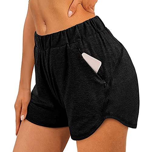 Jean Shorts Womens Womens Short Sleeve Top Workout Running Dolphin Athletic Pockets With Zipper Women's #TOP6