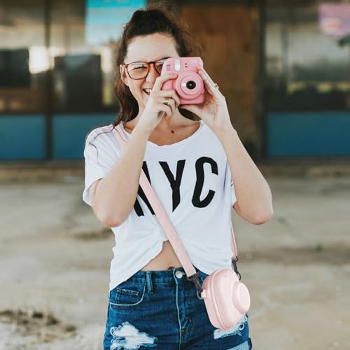 Funda Protectora Rigida para Cámara Instax Mini Rosa miniatura 5
