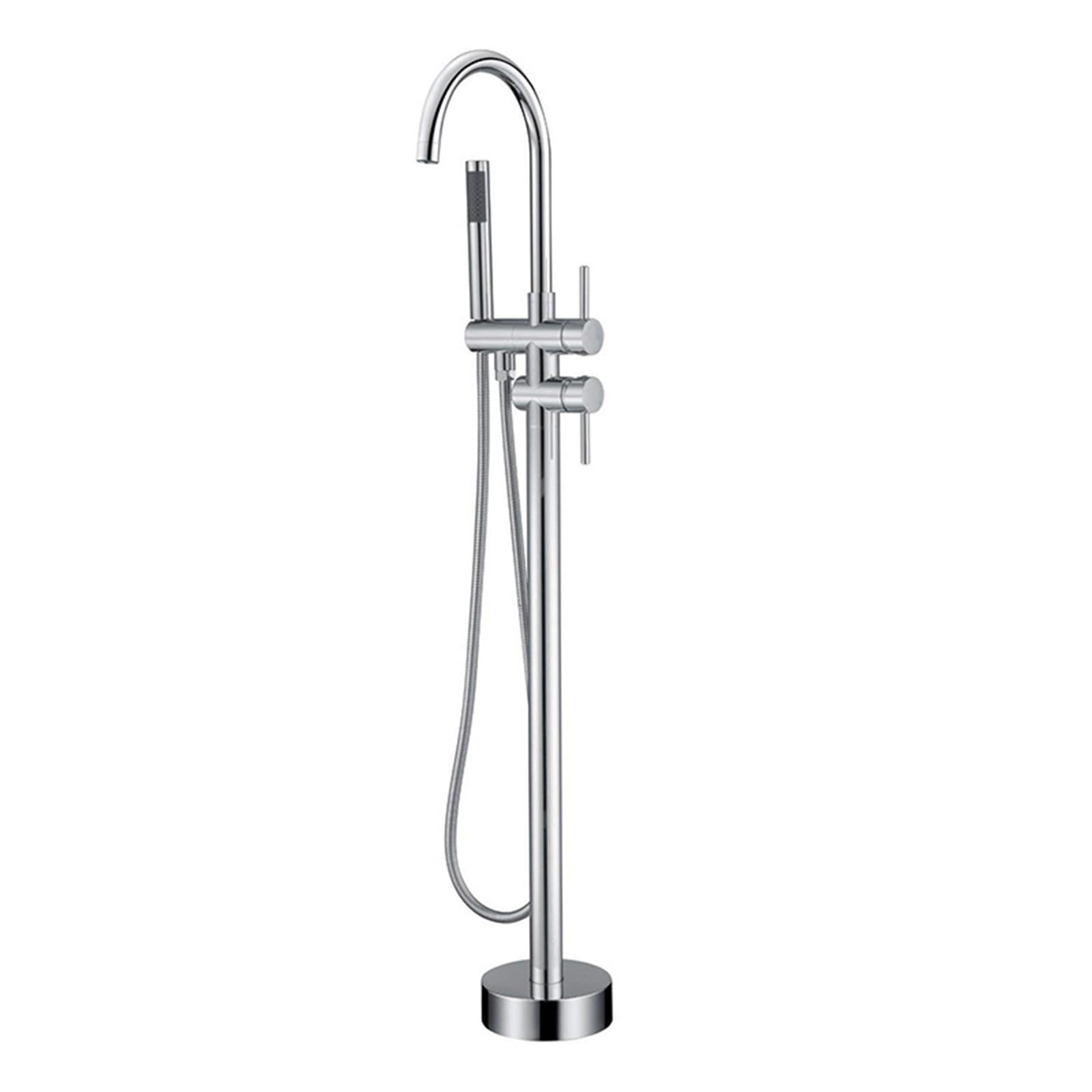 Robinet de baignoire autoportant mitigeur mitigeur baignoire douchette montage sol