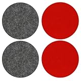 Poliertuch 125 mm, 125 mm Autopolierkissen, Klett-Autopolierkissen-Set – Geeignet für Autoglas, Holzböden, Keramik – Kompatibel mit Bosch Exzenterschleifern