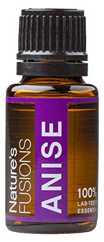 Nature’s Fusions Anise Essential Oil for Warming - High Potency 100% Pure 15ml