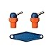 Loc-Line 72062 Acetal HPT Nozzles (CT Style) with Adjustment Lever, 0.062" x 0.5", Thread Size 1/4" (Pack of 3)