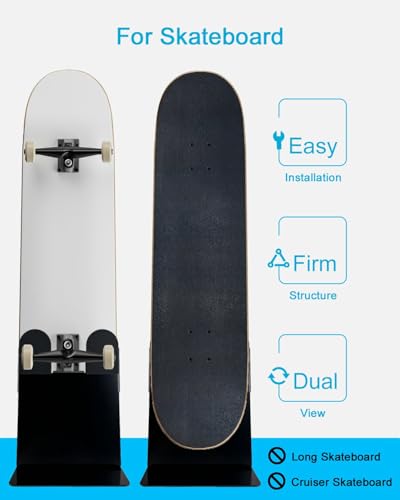 Support de sol portable pour skateboard de rangement - 2