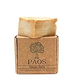 PAOS Original Aleppo Seife, 60% Olivenöl 40% Lorbeeröl, ca.200g, Handmade, Vegan, Naturprodukt, Haarseife, Duschseife, Original Rezeptur