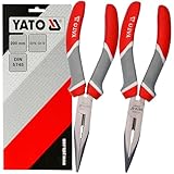 BandelOne enthält Yato Spitzzange Satz Set gerade + gebogen 200 mm Elektriker Radio Telefonzange