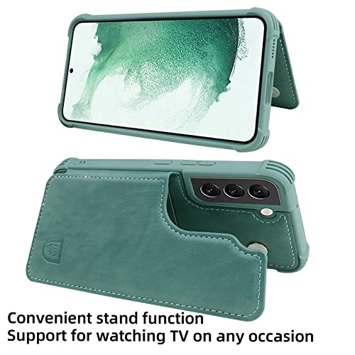 Vanavagy Wallet Case For Galaxy S23+ Plus,Leather Flip Folio Phone Cover Fit Magnetic Car Mount With Rfid Blocking Credit Card Holder Kickstand Shockproof Phone Case For Samsung Galaxy S23+ Plus 5G #TOP3