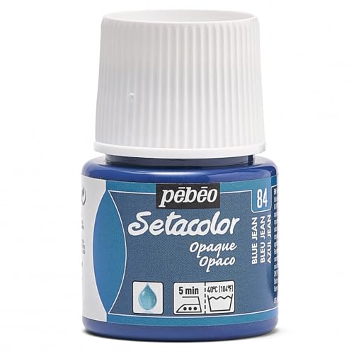 PEBEO Setacolor   Pintura para Tela (Opaca, 45 ml) Color Azul
