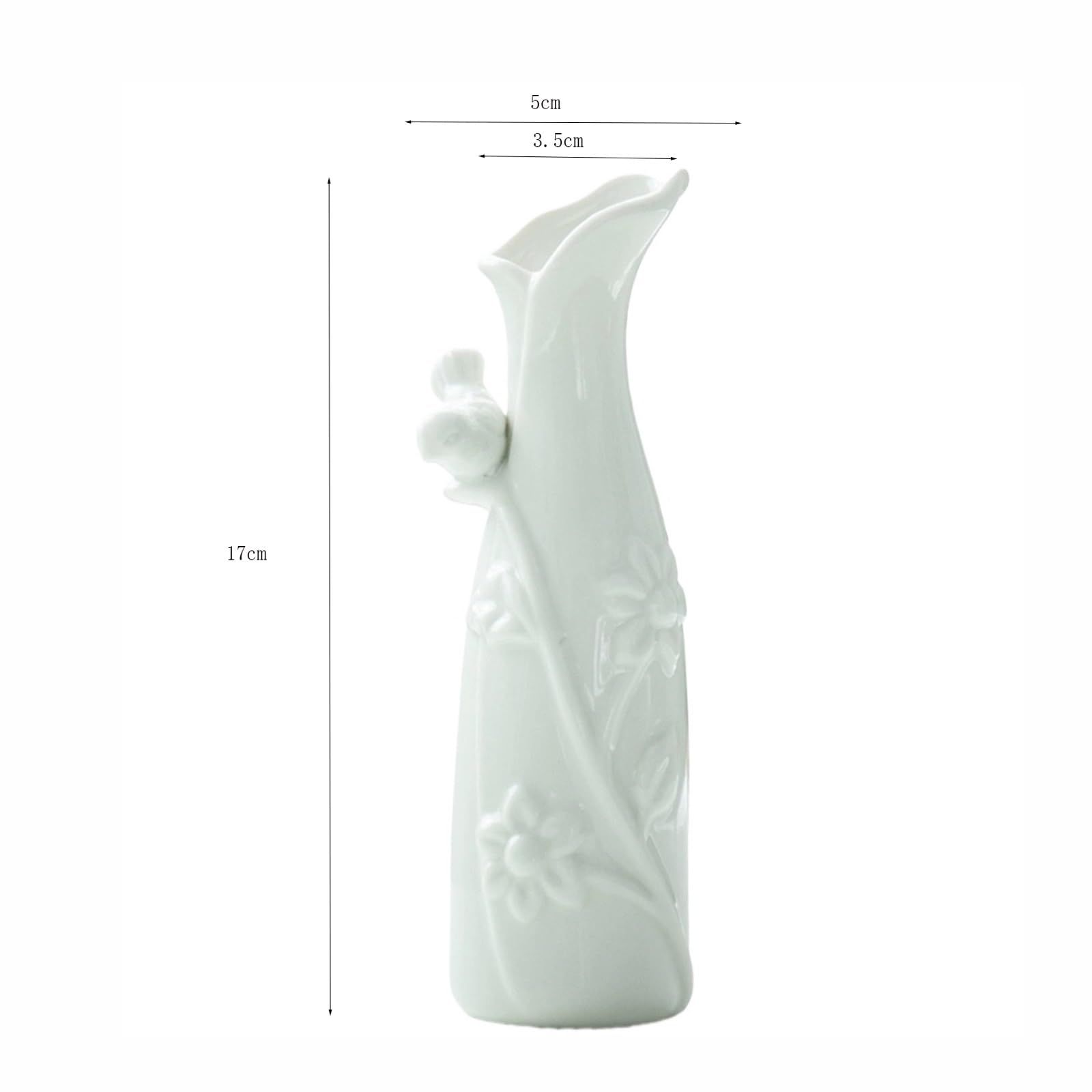 Wazony na kwiaty, Ceramiczny wazon dekoracyjny | Pokój dzienny, stół jadalny, biuro, sypialnia, biurko: świeże, suszone kwiaty, prezenty