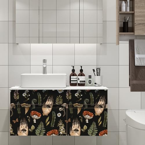 Papel pintado autoadhesivo botánico para decorar muebles de salón y proyectos de bricolaje 4