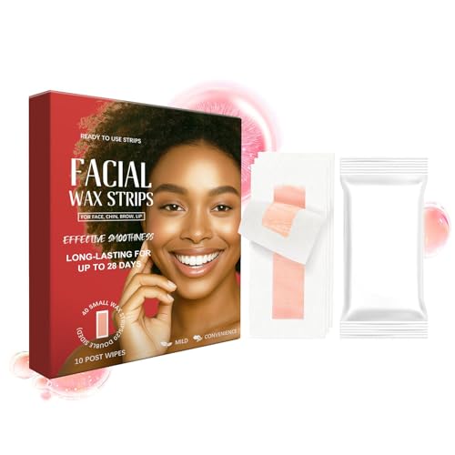 Tiras de cera, herramienta de depilación de bigote, removedor suave y suave, fácil aplicación para el cuerpo, piernas, labio superior, mentón, accesorio para el cuidado de la piel en el hogar