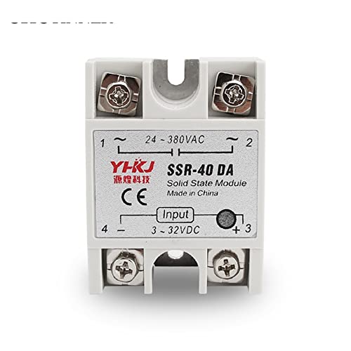 Relais statique SSR-40DA 40A commutation rapide sans usure mécanique 5-24VDC - 6