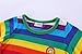 Mud Kingdom Toddler Girl Shirt Tops Long Sleeve Color Stripe 3T