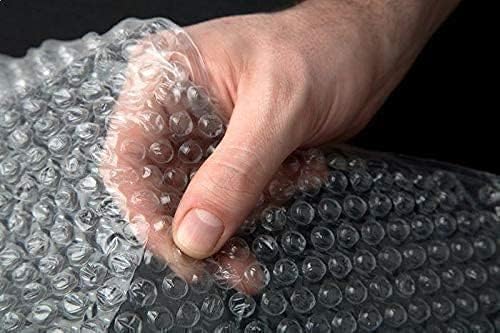 Bubble Wrap Waterproof for Sealing and Protection – 50cm x 50m White Plastic Roll with Air Bubbles, Ideal for Cushioning, Mailing, and Shipping Fragile Items