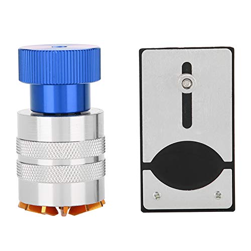 Watch Crystal Remover, Watch Repair Tool, Watch Glasses Remover Inserter Repair Tool with Base for Replacement Watch Battery by Yourself(Blue)