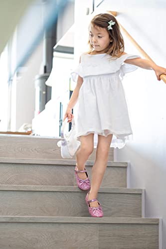 Otter Momo Toddler/Little Girls Mary Jane Ballerina Flats Shoes Slip-On School Party Dress Shoes #TOP4