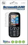 5x LG Cosmos 3 VN251S (For Verizon) Premium Clear LCD Screen Protector Guard Shield Cover Film Kit. (GUARMOR Brand)