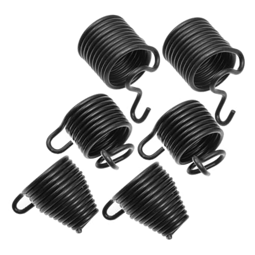 Amosfun Lot De 6 Ressorts De Retenue Pour Marteau Pneumatique Burin Pièces De Rechange Ressort Pneumatique Remplaçable Acier Noir