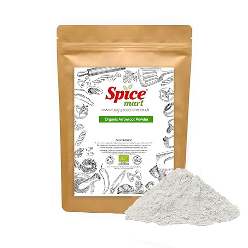 Organic Arrowroot Powder Gluten & GMO Free Premium Quality Free P&P Certified by Soil Association (50g)